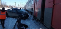 Водитель KIA погиб, попав под электричку в Нижегородской области